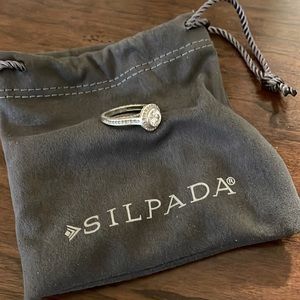 Silpada SS cubic zirconia ring!